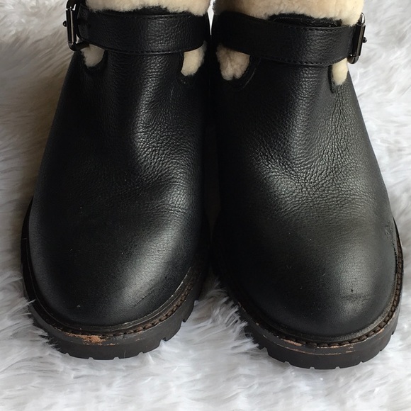 Coach Gabriella Shearling Ankle Bootie Boots I Size 10 - Picture 11 of 16